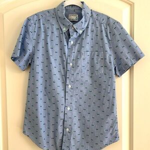 Almost NEW J. Crew Boy button down shirt- 12Y